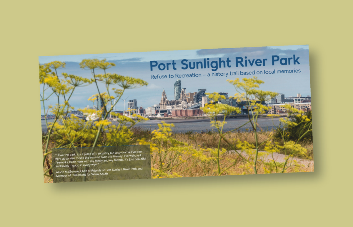 Port Sunlight River Park trail leaflet cover