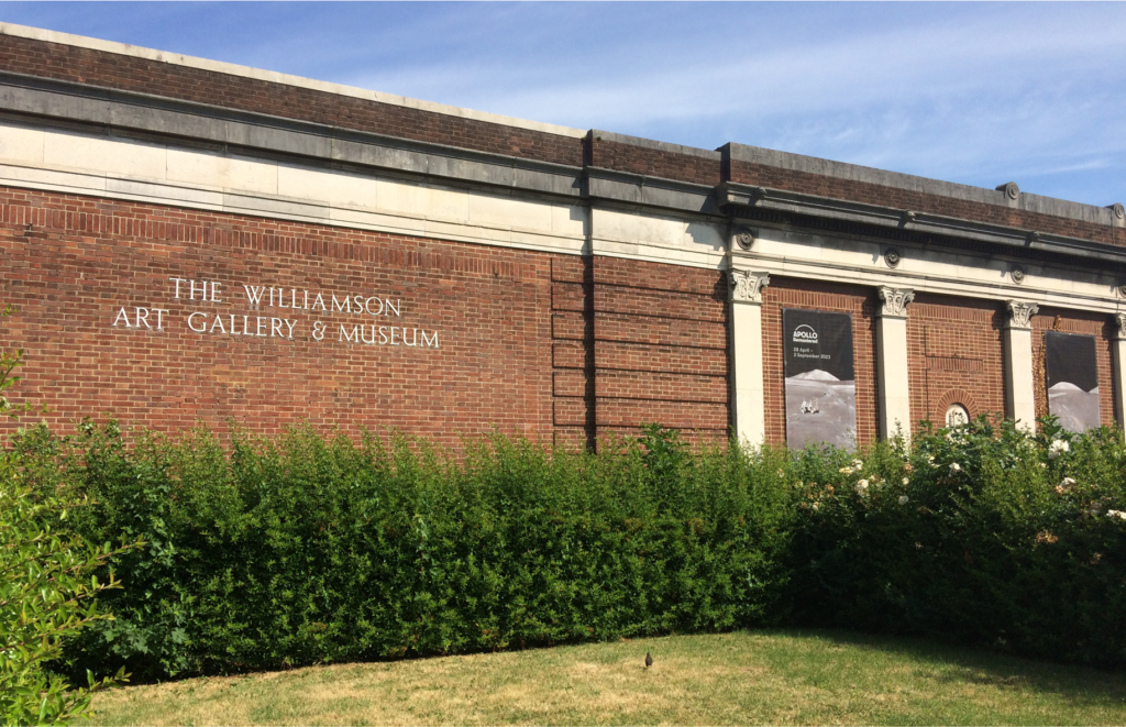 Williamson Art Gallery Apollo Remastered exhibition banners