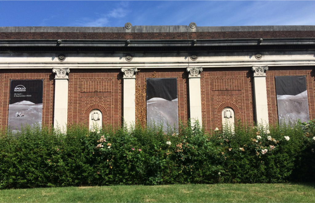 Williamson Art Gallery Apollo Remastered exhibition banners